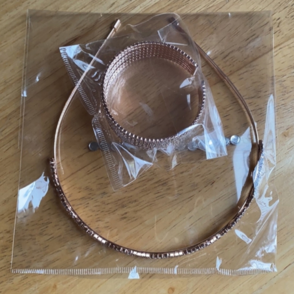 Rose Gold Rhinestone Bracelet - Picture 5 of 6